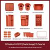 Compatible with 26 AITO M7 models, this silicone car interior set features wireless charging capabilities and decorative modifications.