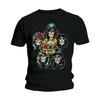 Guns N' Roses Vintage Heads T-Shirt Black New