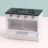 1:12 Scale Dollhouse Kitchen Cabinet DIY Miniature Dolls House Furniture Cupboard Crafts Sink Stove Accessory Toy