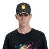 Kreslené Citronové Baseballové Čepice Módní Casquette pro Muže Ženy Nastavitelné Ležérní Trucker Čepice pro Sport Venkovní Aktivity