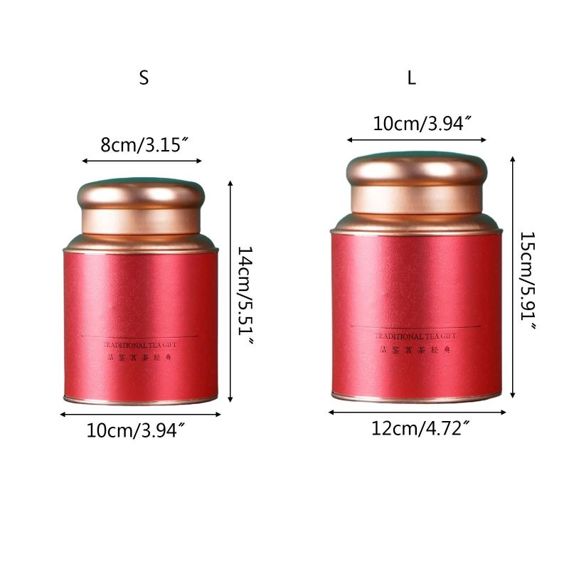 Elegant Tea Storage Container Tea Coffee Tins Capacity for Keeping Dry Storing Loose Tea Leaves Kitchen Office Home Use