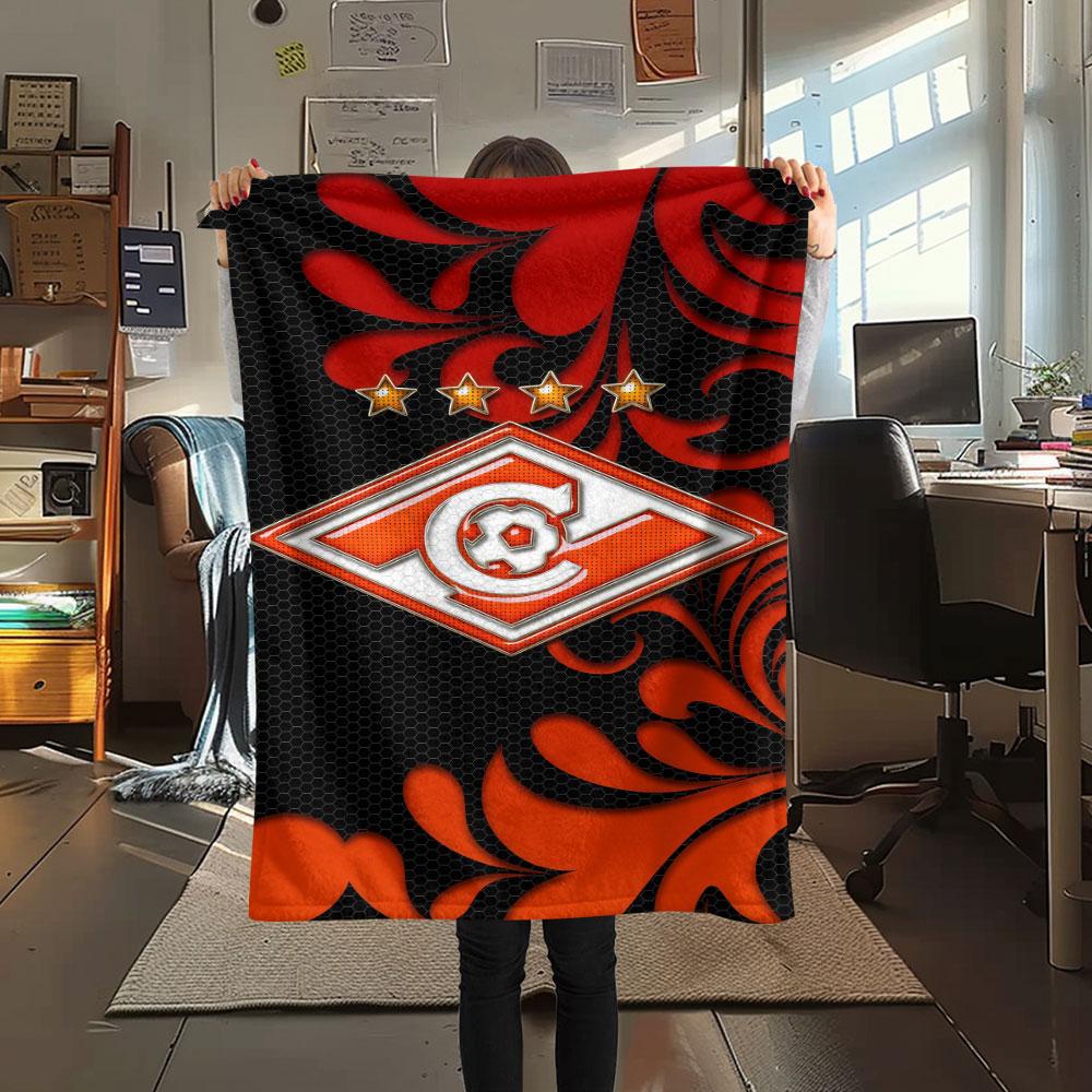 1PC Spartak Moscow Dream Blanket, High Quality Comfortable for All Seasons, Home Decor, Warmth and Comfort