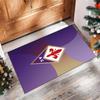Fiorentina FC Soccer Football Pattern Soft Area Rug Non Slip Indoor Floor Carpet Sports Decor Mat for Bedroom