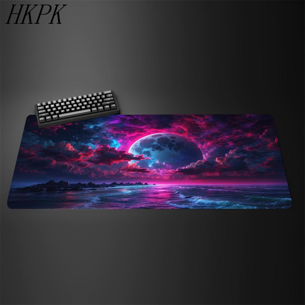 Galaxy Gaming Muismat Heelal Ruimte Zon Planet Bureau Mat Rubberen Mat Antislip Anime Muispad Bureau Beschermer Toetsenbordmat x