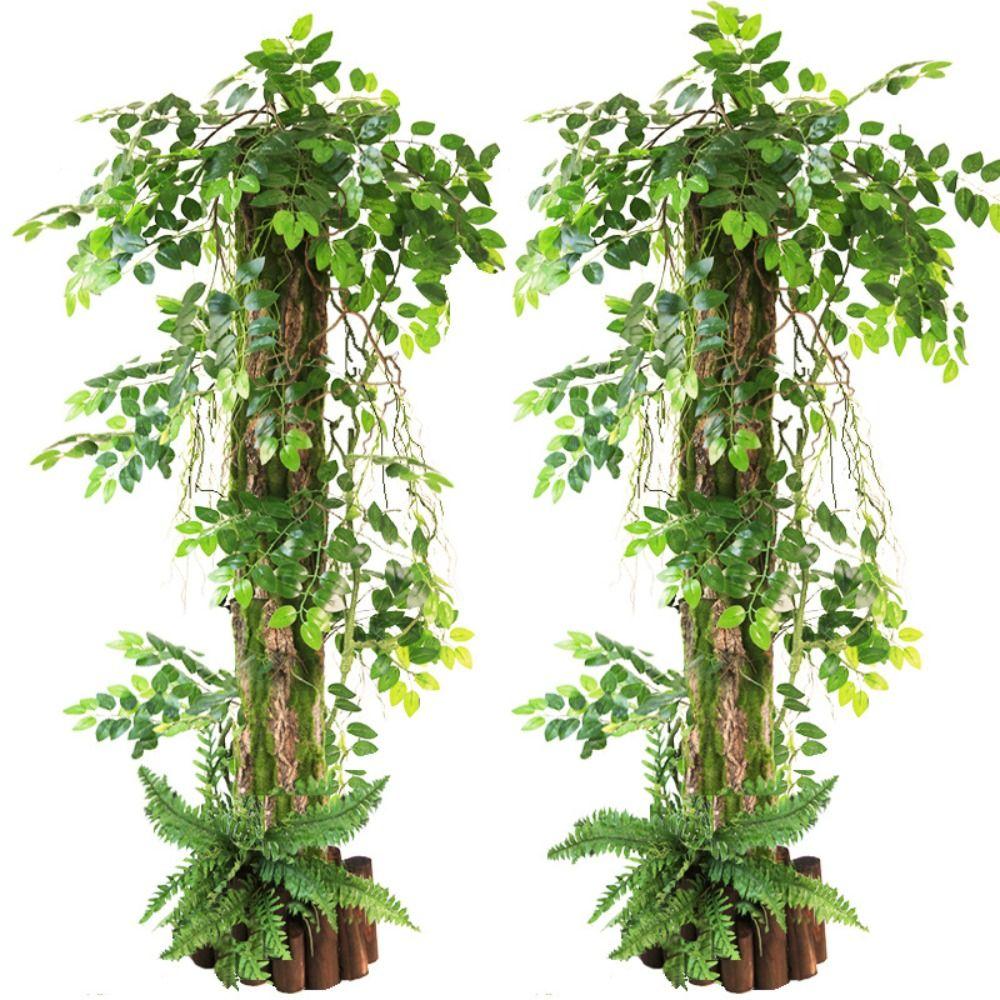 DIY Green Plant Bark Beautiful Water Pipe Pillar Cover Fake Tree Bark  Wall Decoration