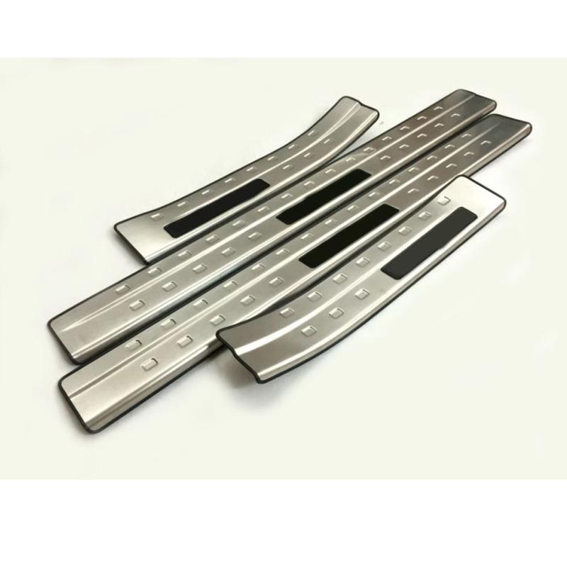 Car Stickers Ornament Stainless Steel Pedal Door Scuff Plate Cover Threshold External Trim For Nissan Qashqai J11 2016 2017 2018
