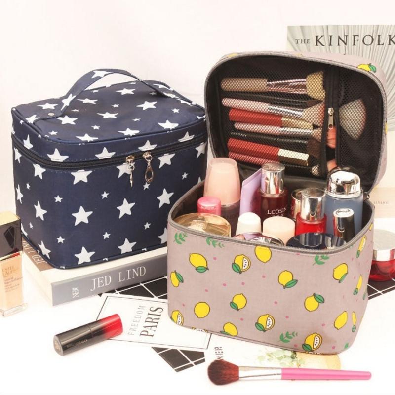 New Portable Cosmetic Bag Waterproof Small Fresh Female Cute Portable Multi-functional Travel Cosmetics Wash Storage Bag