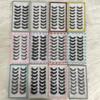 Wholesale Wispy Faux Mink Full Strip 3D Multi Layered Black 8MM-30MM Cruelty-Free Durable Eyelashes Targeted Vendor