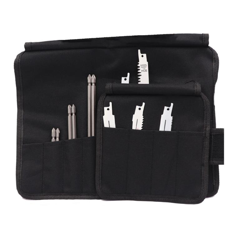 Practical Tool Roll Storage Case Bag with Multiple Pockets for Organizing Pouch