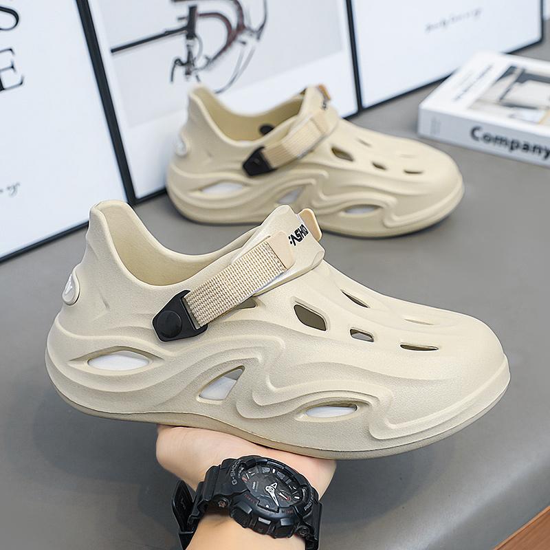 Flat Sandals Shoes for Men Men's Sandals Wear-resistant Ventilate Indoor and Outdoor Non-Slip Soft and Comfortable Unisex New