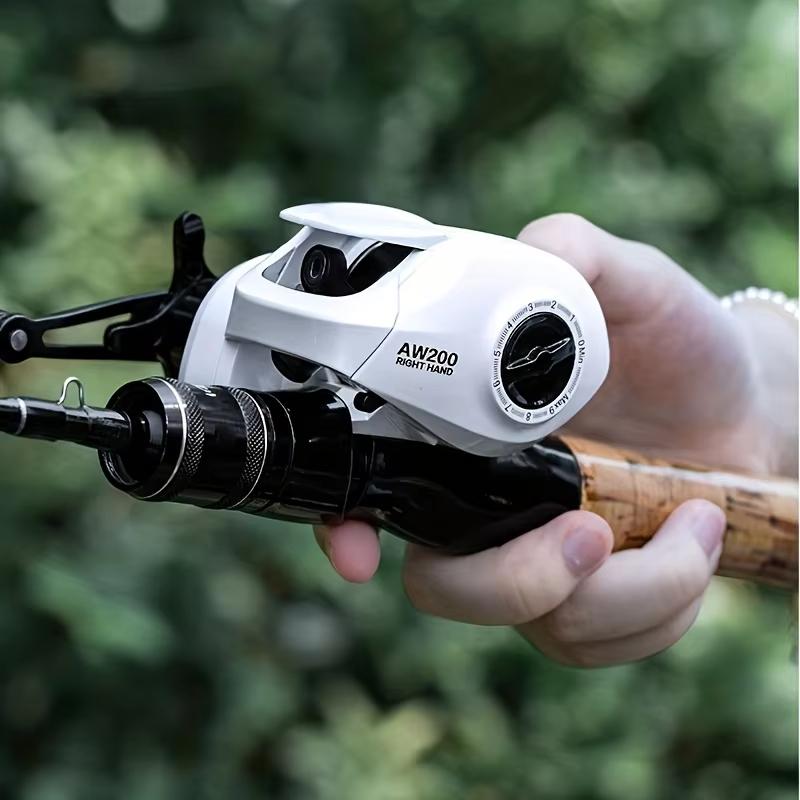 AW 200 Series Universal Micro Spinning Reel 6.3:1 Gear Ratio 18 Lbs Max Stopping Force Lightweight Line Cup Bait Fishing Reel for Fresh and Salt Water