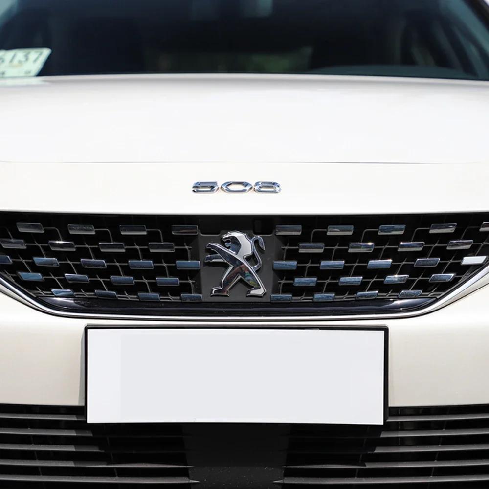 2026 Heißer Autoaufkleber Auto Frontgrill Emblem Heckklappe Dekorative Aufkleber für Peugeot 206 207 208 306 308 406 407 408 107