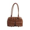 Handbag Pocket Boston Tote Bag Korean Style Underarm Bag All-match PU Bowling Bag  Women