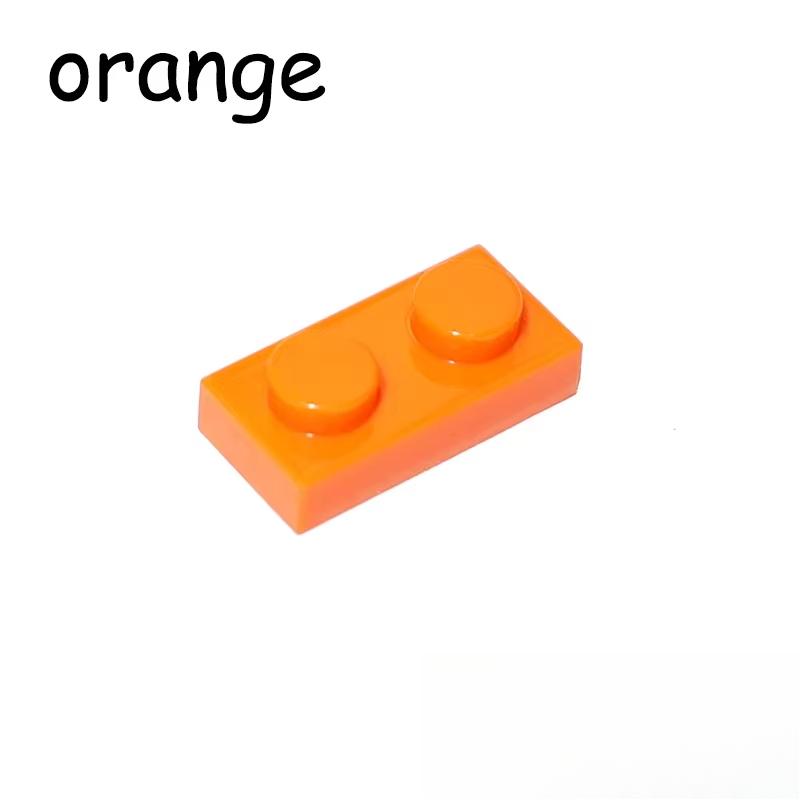 100 / 200PCS 3023 Thin Plate 1x2 Dots 1 2 DO-IT-YOURSELF Building Blocks Figures Blocks MY OWN CREATION Assemble Particles Learning Imaginative Toy