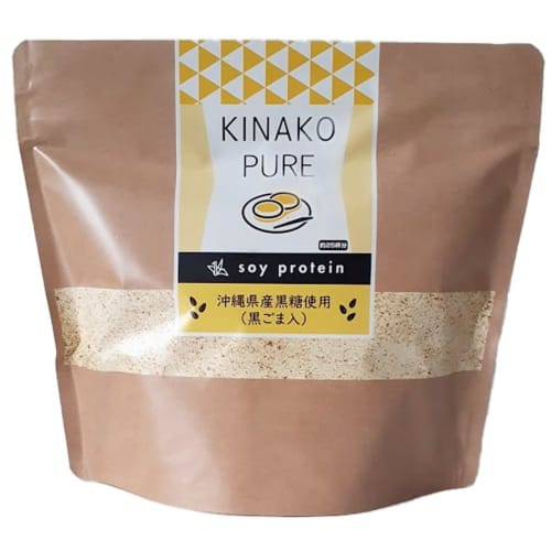 Pure Partner KINAKO PURE Soy Protein, No Artificial Sweeteners, 450g Protein Powder, Made In Japan, Kinako Pure (1 Pack)
