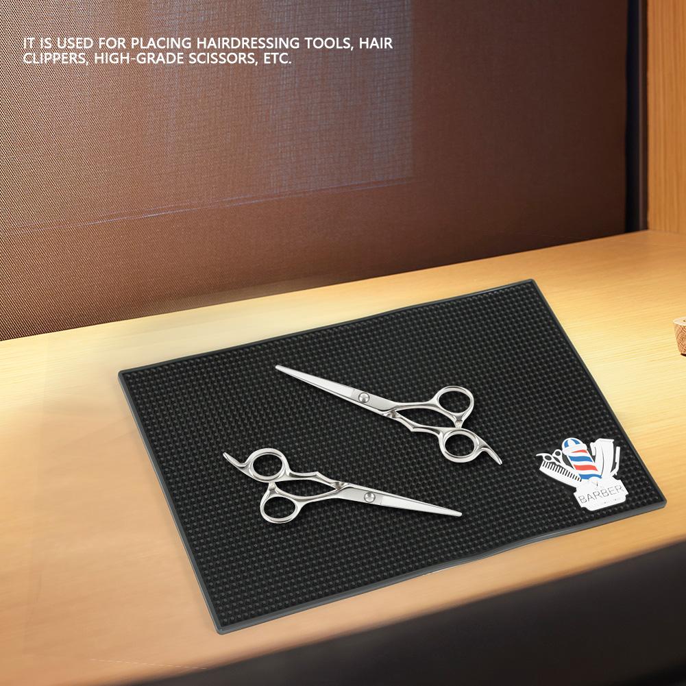 Hairdressing Countertop Anti skid Silicone Mat Dressing Table Tool Pad for Salon Use