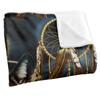 JQ Licensing Silky Dreamcatcher Wolf Supersoft Blanket