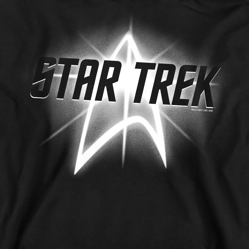 Star Trek Unisex Adult Glow Logo Sweatshirt