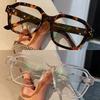 1/2pcs Retro Oversized Anti Blue Light Computer Glasses Frame Women Men Trendy Fashion Eyeglasses Classic Spectacles Ouclos