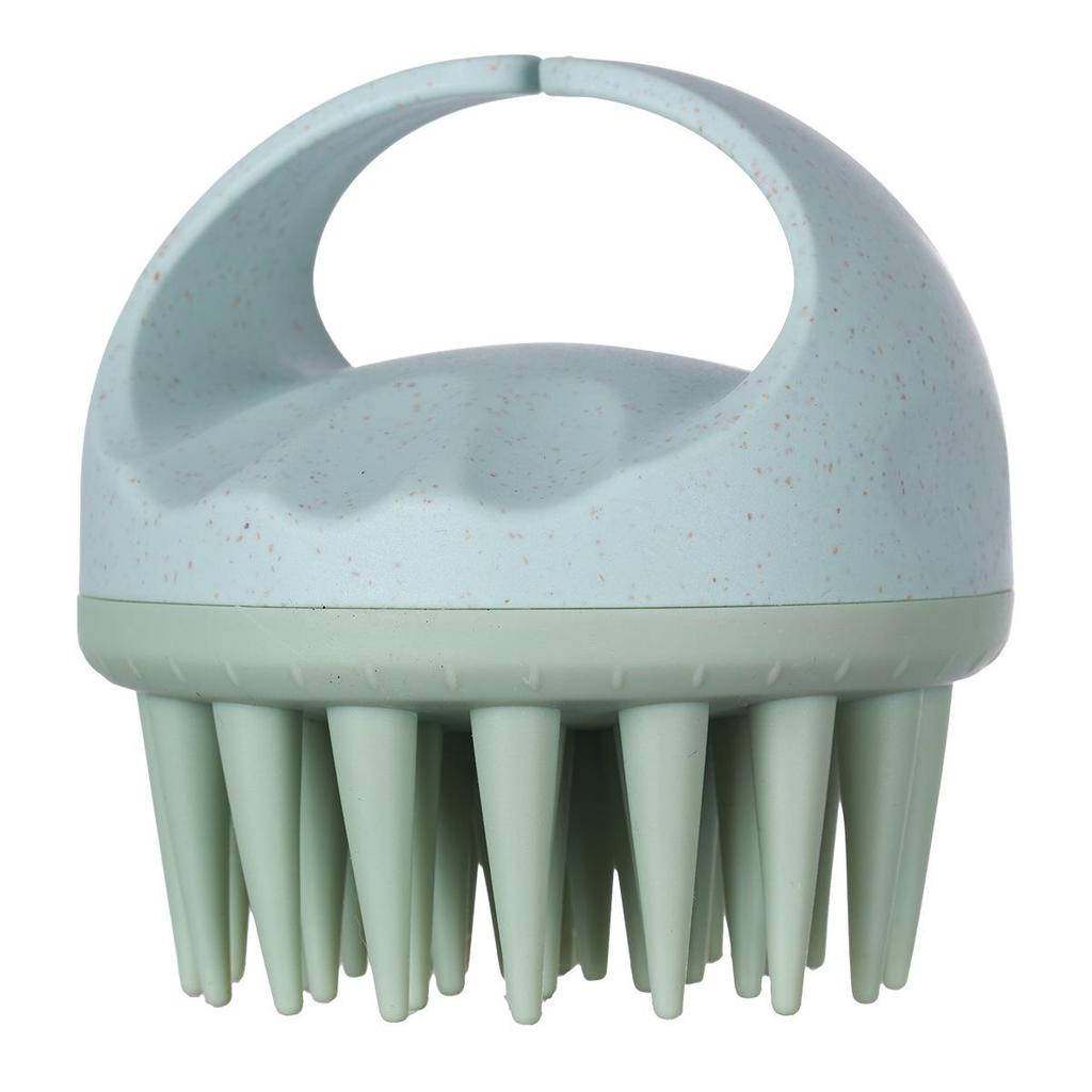 Wheat Straw Handle Shampoo & Scalp Massager Brush with Short/Long Teeth