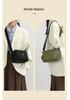 Autumn 2025 Large Capacity Nylon Crossbody Bag - Women's Multi-Compartment Trendy Square Bag for Moms
