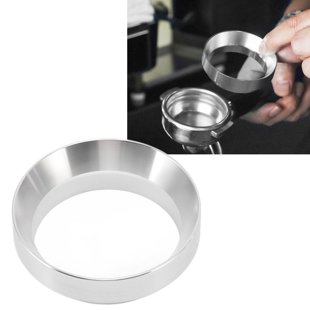 58mm Coffee Dosing Funnel Italian Magnetic Aluminium Alloy Coffee Powder Dosing   for Cafe Business Home