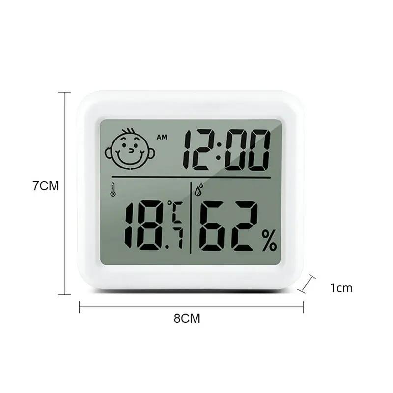 LCD Digital Temperature Humidity Meter Backlight Home Indoor Electronic Hygrometer Thermometer Weather Station Baby Room