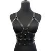 Women Sexy Leather Lingerie Bondage Chest Harness Gothic Bra Harness Underwear Suspenders BDSM Erotic Fetish Clothing Accessorie