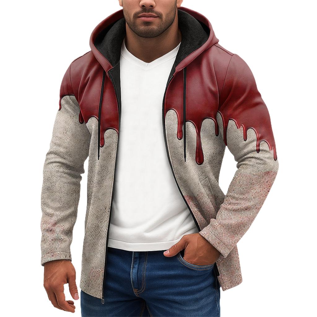 Sportstreningsdrakt med hette Unisex løpeantrekk Langermet genser Hettegenser Genser