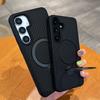 Luxury Kevlar Carbon Fiber Ring Magnetic Stand Holder Case For For Samsung S26 S25 S24 Ultra Plus Soft Silicone Shockproof Cover