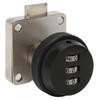 Combination Cam Lock Zinc Alloy Keyless Password Drawer Lock for Home Office Wardrobe Locker Black