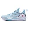Li Ning Speed 9 Textile Abrasion Resistant Rebound Slip Resistant Low top Casual Running Shoes Men's Blue Orange ABPT001-6(Team1532-)