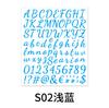 1 Inch Handwritten Alphabet Number Stickers Waterproof Vinyl Self Adhesive for DIY Journaling Scrapbooking Wholesale