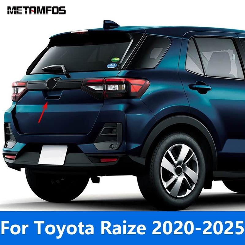 Для Toyota Raize -2024 2025 Хромированная Накладка на Верхнюю Часть Задней Двери Багажника Защитная Накладка на Дверь Багажника Внешние Аксессуары Стайлинг Автомобиля