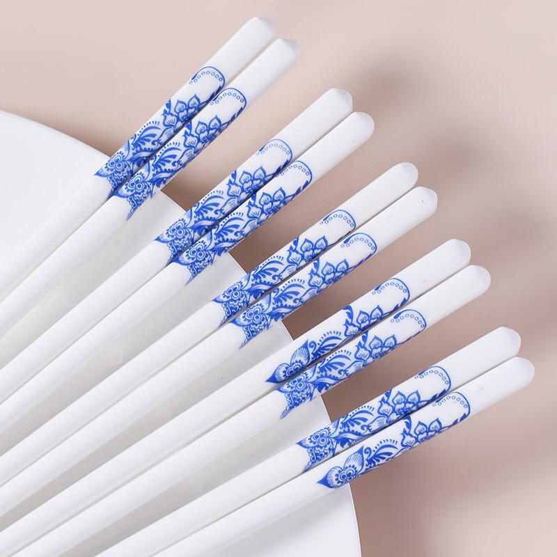 Zhishi Blue and White Ceramic Chopsticks