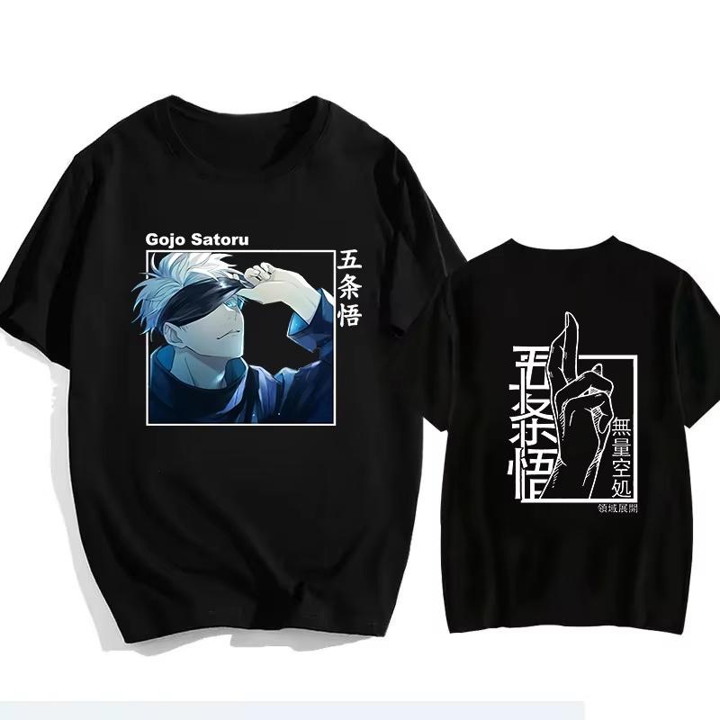 2026 New Japanese Jujutsu Kaisen Gojo Anime T-shirt Unisex Manga Gojo Satoru Graphic T Shirts Short Sleeve Tee Y2k Summer Tops