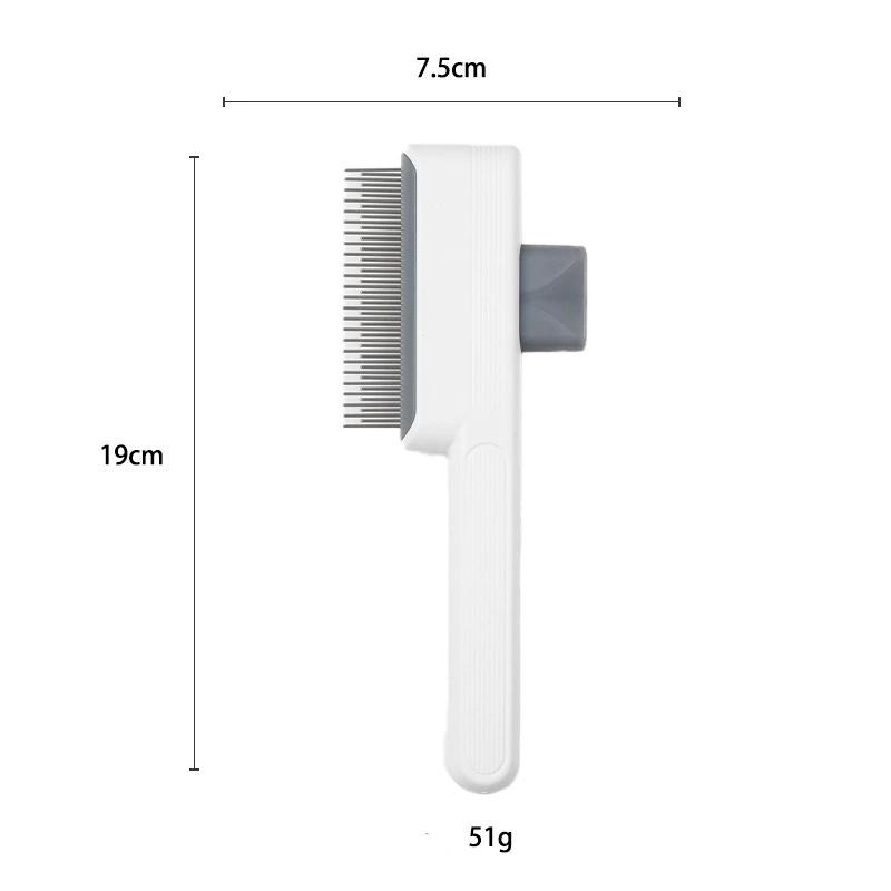 

Pet Hair Shedding Comb Easy Care Efficient Portable Grooming Beauty Tool One - Click Depilation Pet Comb Flea Comb