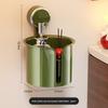 Plastic Suction Cup Toilet Paper Holder With Wall Mount For Bathroom Storage And Home Use