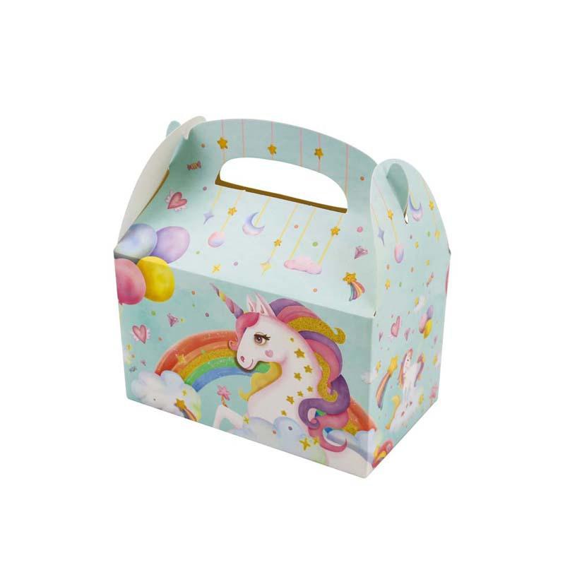 

Dream Unicorn Portable Carton, Birthday Party Gift Packaging Box, Small Snack Candy Gift Portable Box.