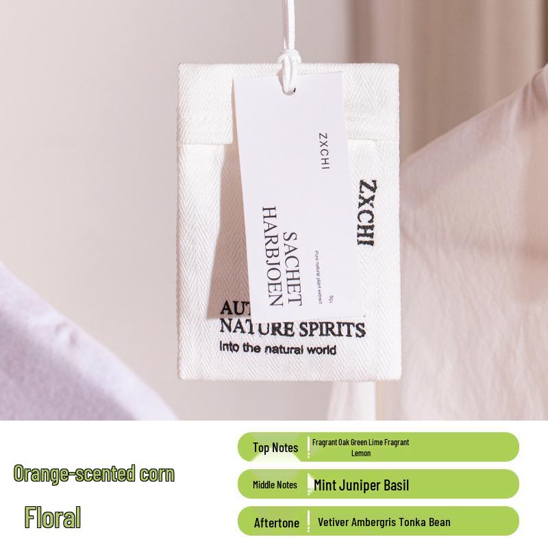 Plant-Based Wardrobe & Car Fragrance Sachets - Long-Lasting Minimalist Scent Bags