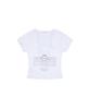 Eonibeu Jewelry See-Though T-Shirt White