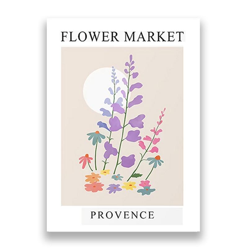 Flower Market Posters Colorful Rose Tulip Wall Art Decor Canvas Painting Nordic Bedroom Interior Aesthetics Picture Decoration