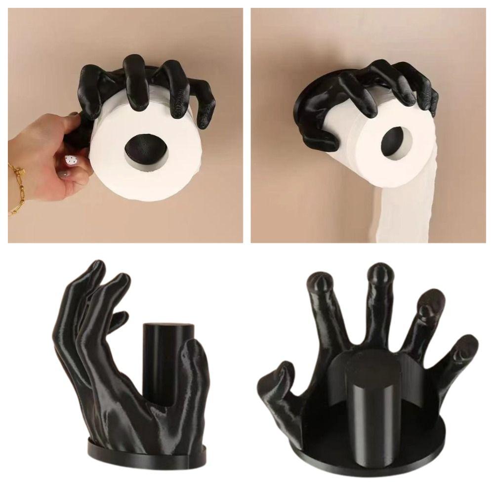 Kreativní držák papírových ručníků Pryskyřičná figurka paže Ozdoba Dárek Vertikální dávkovač ubrousků Pultové desky