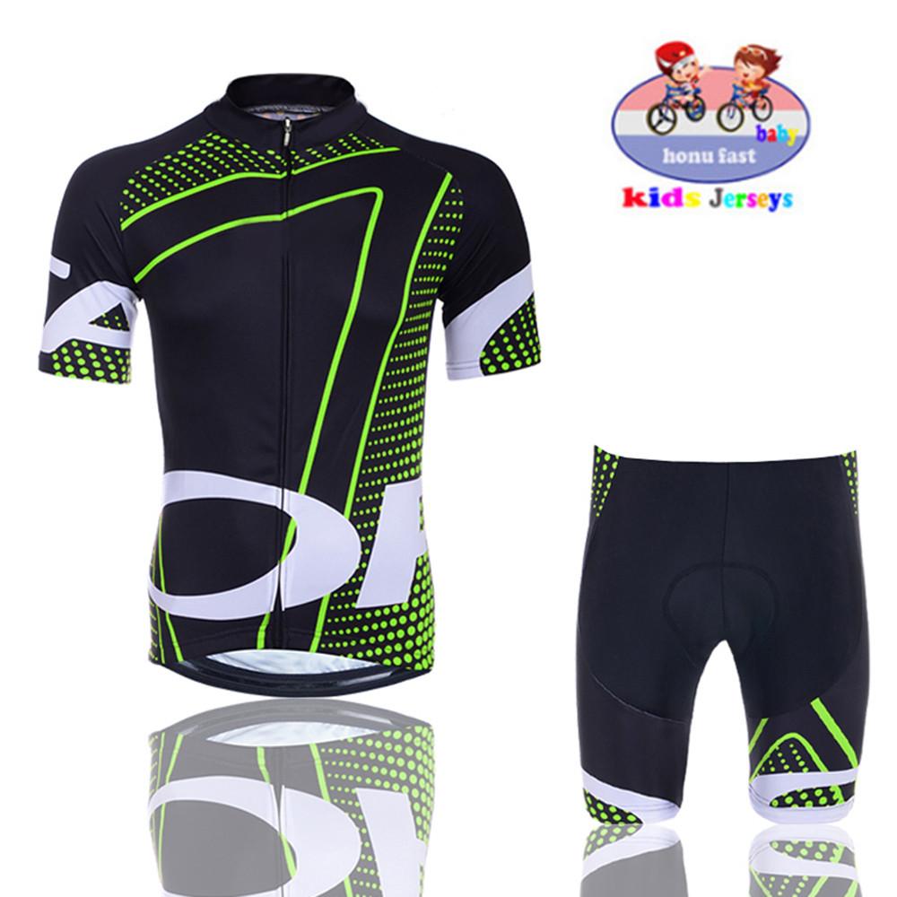 2026 Summer Breathable Cycling Suit Set Kids Bike Suit Short Sleeve Quick Dry Breathable Boy Outdoor Riding Bike MTB Clothing Cycling Jersey