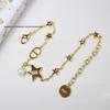 High-Quality Di Jia Letter Star Chain Tassel Pearl Bracelet - Women's Chic Fashion Jewelry
