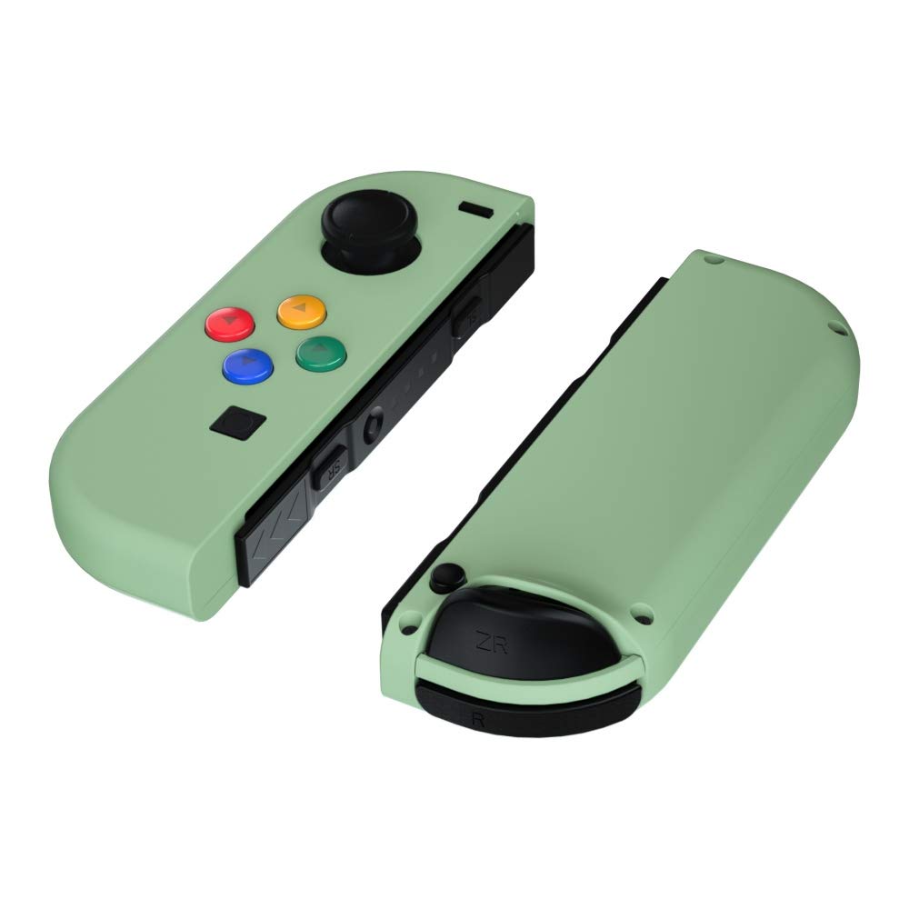 eXtremeRate Switch Replacement Shell for Handheld Controller Housing Case for Switch and Switch Comes with 8 Colorful DIY Replacement Case for