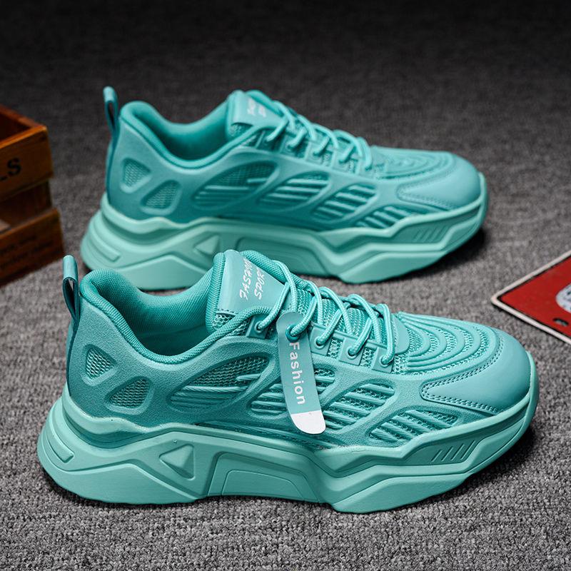 Men's Trendy Fashion Sneakers Waterproof and Odor-resistant Student Daddy Shoes Korean Casual Running Shoes