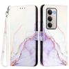 For Xiaomi Redmi 15 5G Case with Strap Marble Pattern Leather Phone Cover Card Holder