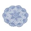 Crochet Doilies Handmade Round Cotton Lace Table Placemats Knitted Tablecloth for Home Kitchen Dining Room Wedding Party Decoration