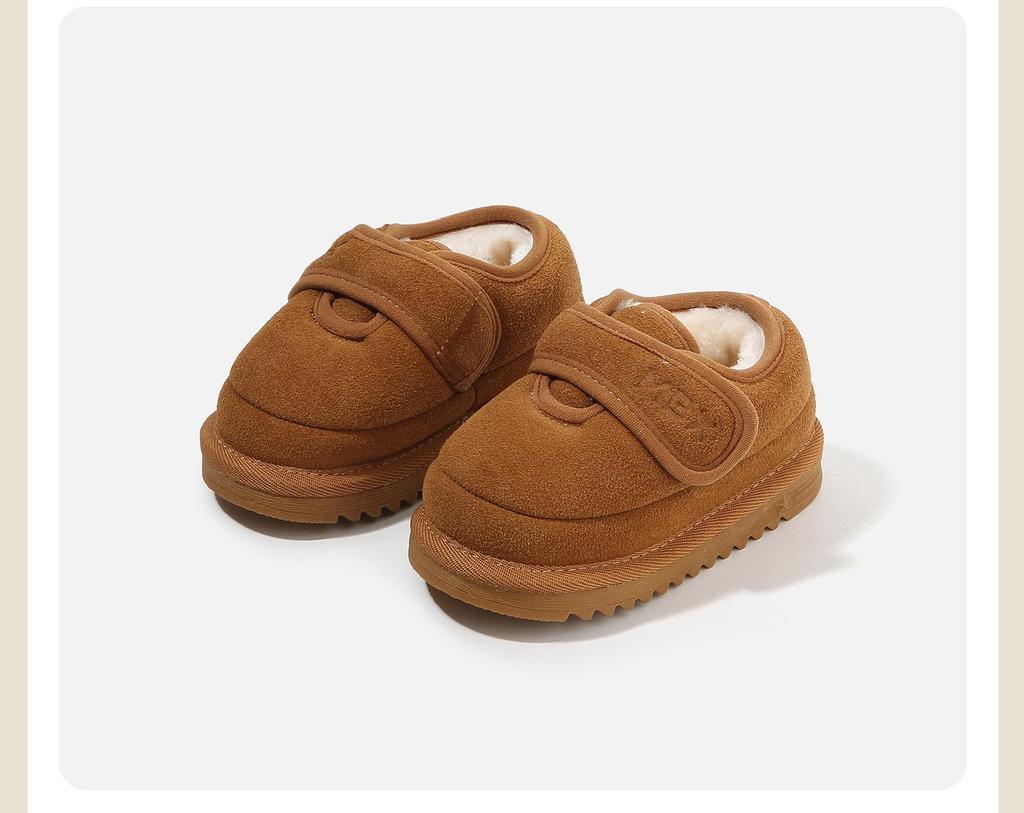 2025 Fleece-Lined Toddler Moccasins - Soft, Warm Winter Shoes with Thick Soles